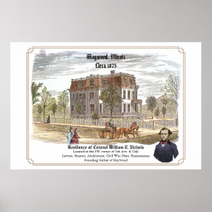 Póster Residencia del Coronel W. T. Nichols