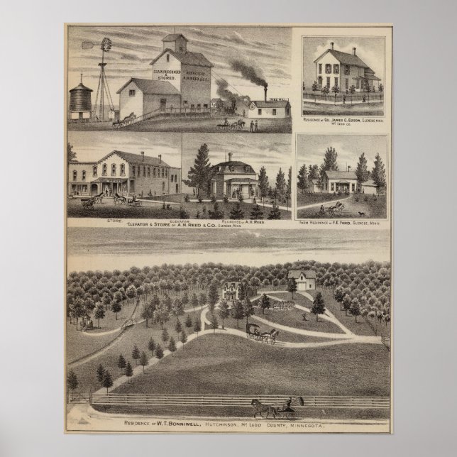 Póster Residencia en Hutchinson, Minnesota (Frente)