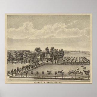 Póster Residencia Evans, Topeka, Kansas