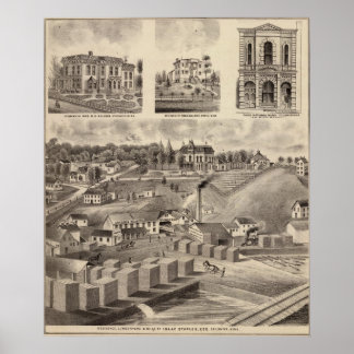 Póster Residencia, Lumberyard y Mills, Minnesota