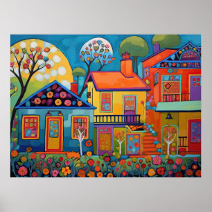 Póster Residencia radiante - Sinfonía de la Flora brillan