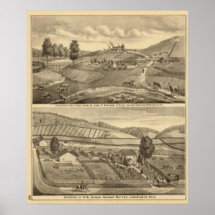 Póster Residencia y granja
