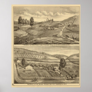 Póster Residencia y granja