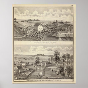 Póster Residencia y residencia agrícola en Magnolia Tp