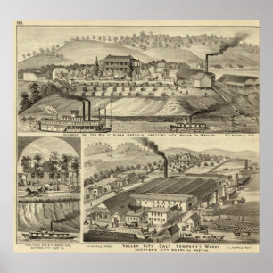 Póster Residencia y sierra molino de Susan Harpold