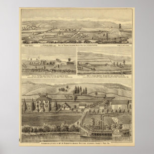 Póster Residencia y tienda de William M Roberts