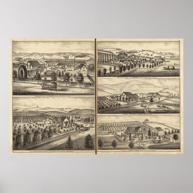 Póster Residencias de CP Hatch, Wm Sexton, JM Freeman (Frente)