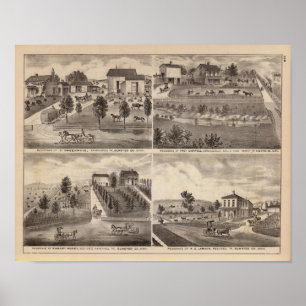 Póster Residencias de Greenwood, Carroll, Minnesota