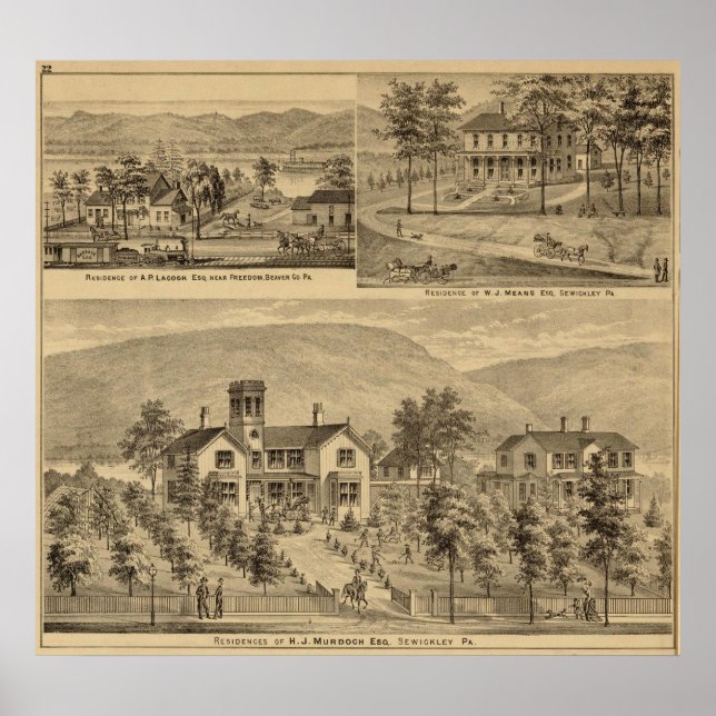 Póster Residencias de HJ Murdoch (Frente)