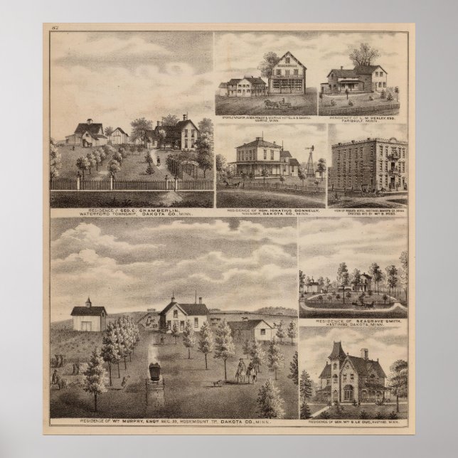 Póster Residencias de Minnesota 5 (Frente)