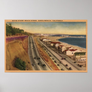 Póster Residencias de playa de las estrellas de cine