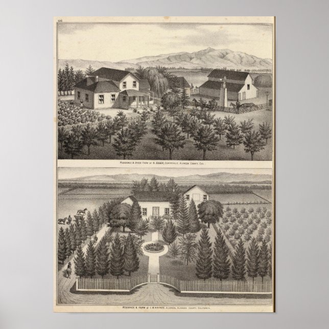 Póster Residencias Egger, Haines, granjas (Frente)