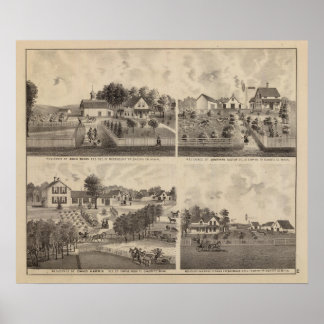 Póster Residencias y bares de Minnesota