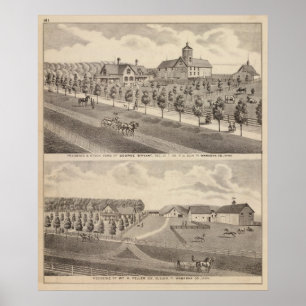Póster Residencias y granja, Minnesota