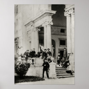 Póster Residentes de Villa Medici en Roma