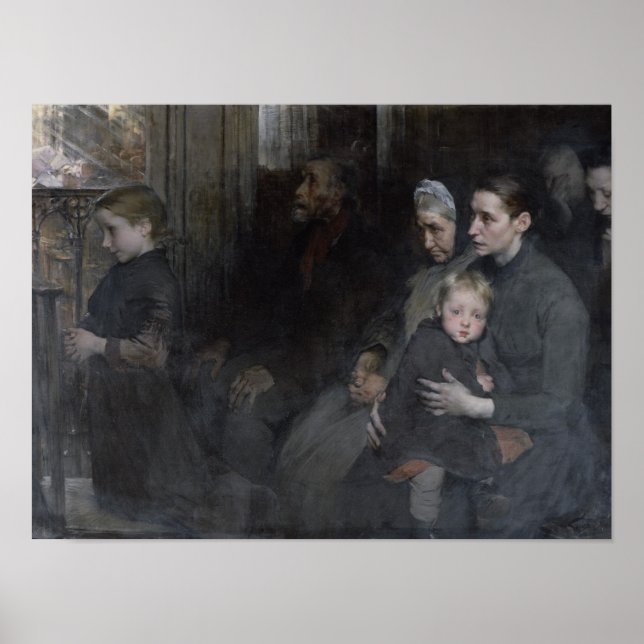 Póster Resigned to their Lot, 1901 (Frente)