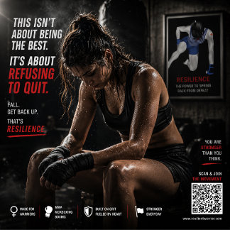 Póster Resiliencia - El poder para recuperarse de la derr