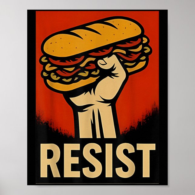 Póster Resist Dc Sandwich Thrower (Frente)