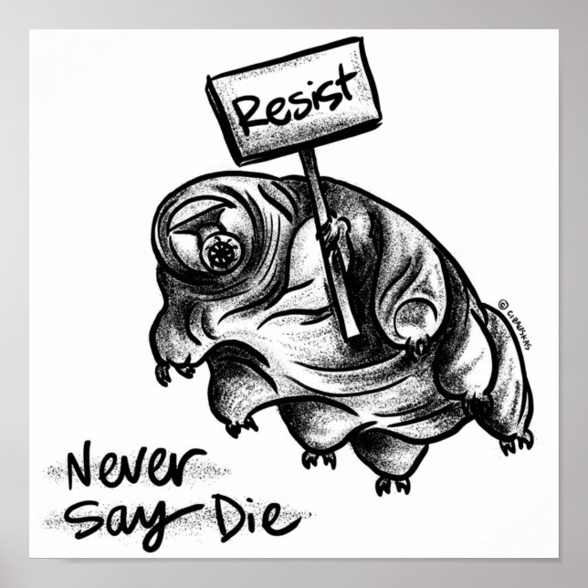 Póster Resistance Tardigrade (Frente)