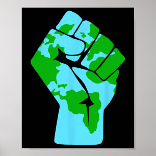 Póster #resiste Calentamiento Global Madre Tierra Medio A
