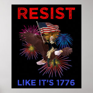 Póster Resiste Como Si Fuera 1776