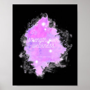 Póster Resistencia a la galaxia de debilidad - Conciencia