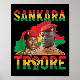 Póster Resistencia africana Thomas Sankara Burkina Faso I