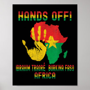 Póster Resistencia africana Thomas Sankara Burkina Faso I