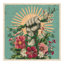 Resistencia arraigada - Poster de protesta de Sola