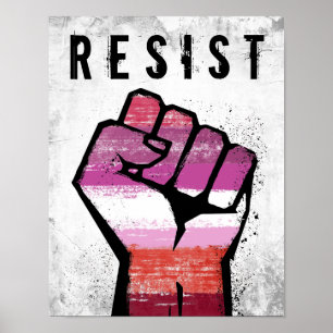 Póster Resistencia Lesbiana