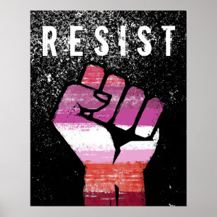 Póster Resistencia Lesbiana