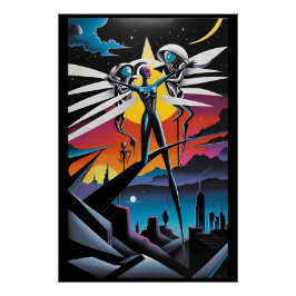 Póster Resisting the Angels of Fortune