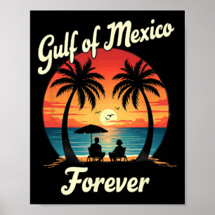 Póster Resistir a Trump Golfo De México para siempre 2