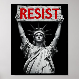 Póster Resistir a Trump Protesta Anti Política Protesta T