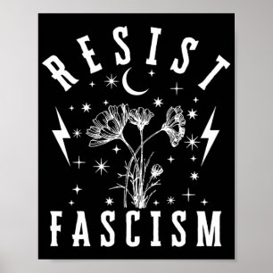 Póster Resistir el fascismo a largo plazo