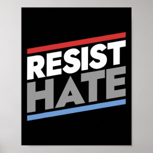 Póster Resistir el odio