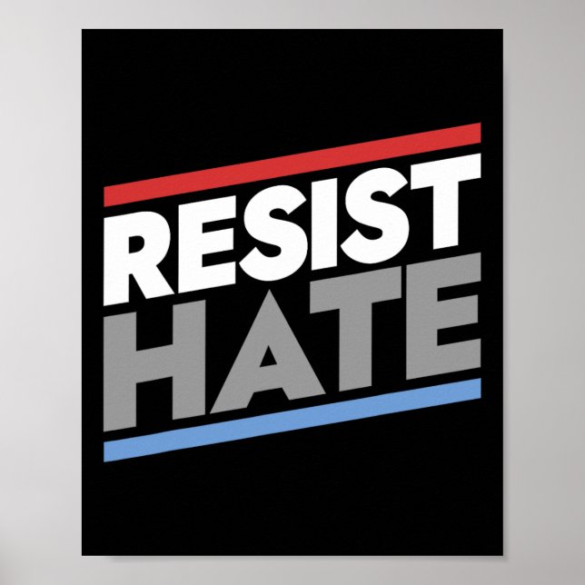 Póster Resistir el odio (Frente)