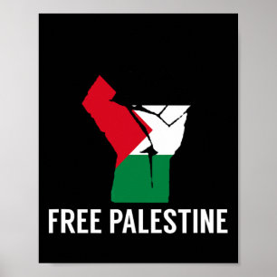 Póster Resistir la primera bandera palestina - Palestina