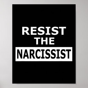 Póster Resistir la psicología del narcisista
