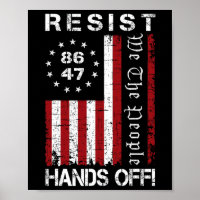 Resistir las manos fuera de la protesta 86 47 8647