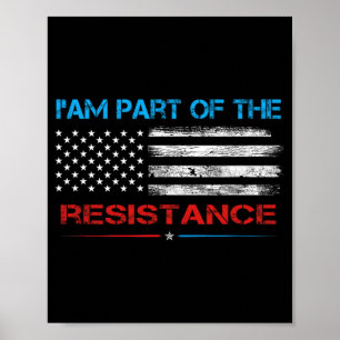 Póster Resistirme A Que Soy Parte De La Resistencia Contr