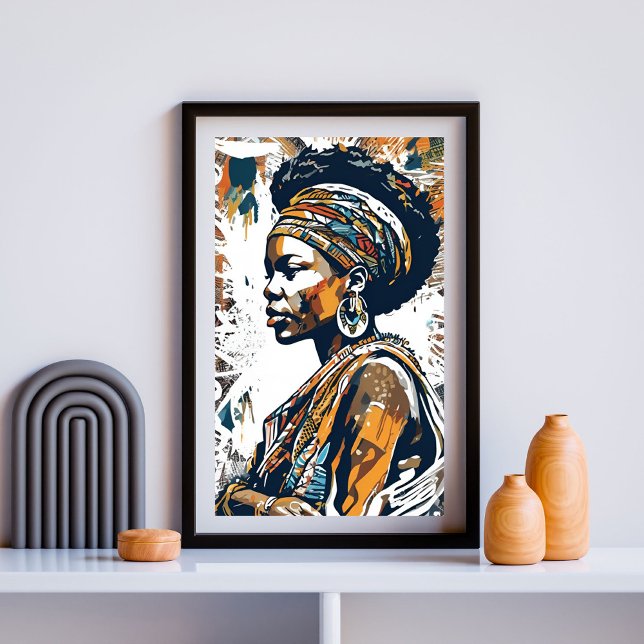 Póster Resolución Regal -Vertical audaz Afrocéntrica I (Subido por el creador)