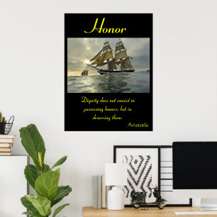 Póster Resonancias de honor dentro de horizontes oceánico