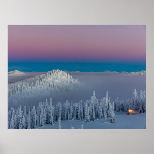 Póster Resort de montaña Whitefish en Whitefish, Montana
