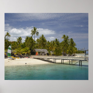 Póster Resort Plantation Island, isla Malolo Lailai