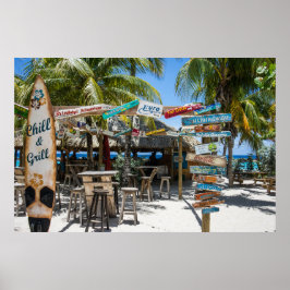 Póster Resort Tropical Beach