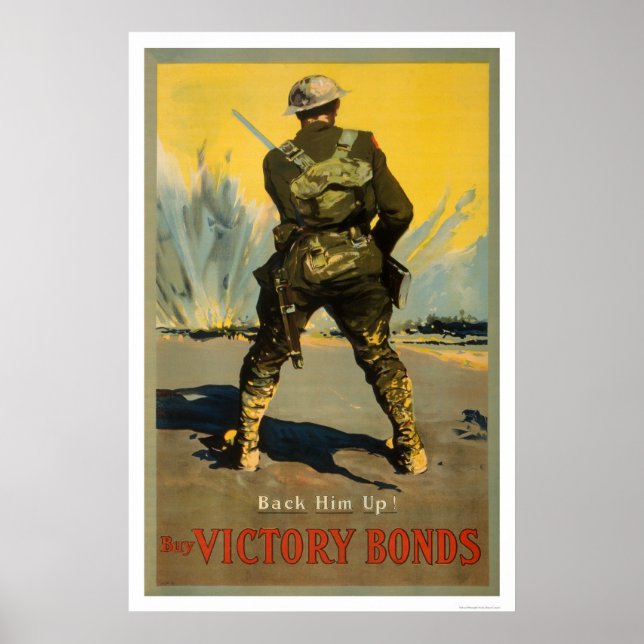 Póster ¡Respaldalo! Comprar bonos de victoria (Frente)