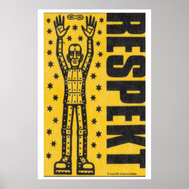 Póster Respect Human Figure Matchbox Art Print (Frente)