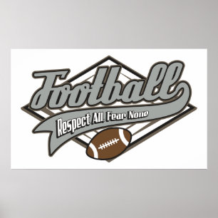 Póster Respecto del fútbol