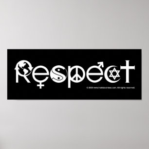 Póster Respetar la Madre Tierra - Reciclar Salvar el Plan